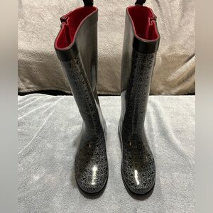 NWT! Capelli New York Ladies Tall Rain Boots - Size 6